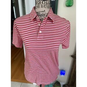 Crew Cuts Red Stripe Polo
